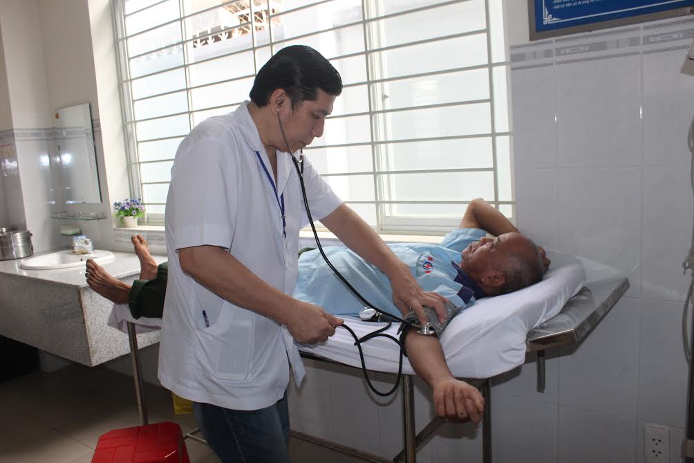Trung bình mỗi ngày Trạm Y tế xã Xuân Trường huyện Xuân Lộc khám chữa bệnh bảo hiểm y tế cho 60-70 bệnh nhân