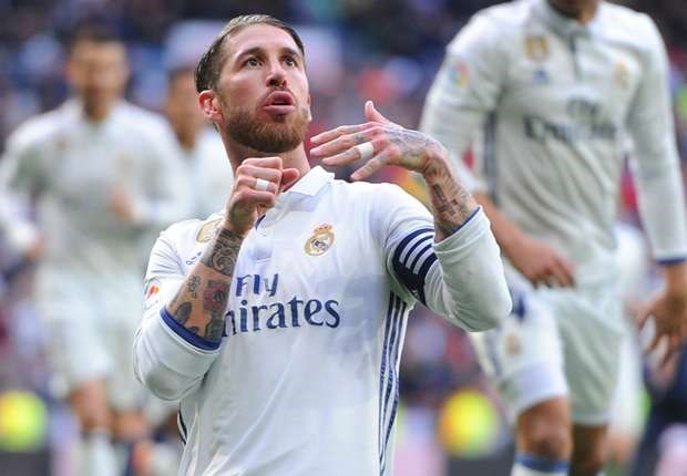 Ramos mang chiến thắng về cho Real Madrid. (Nguồn: Getty Images)