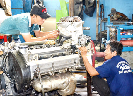 Sửa chữa cơ khí tại Công ty TNHH Kỹ thuật Minh Hiển, phường An Bình, TP.Biên Hòa.
