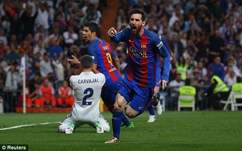 Messi khiến SVĐ Bernabeu chết lặng với màn trình diễn đỉnh cao. Ảnh: Internet