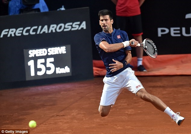 Djokovic thẳng tiến vào chung kết Rome Masters 2017. (Nguồn: Getty Images)