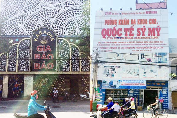 Nhiều nhà phố sử dụng bảng hiệu quảng cáo có chiều cao quá khổ, bao kín tòa nhà, bịt kín lối thoát hiểm… gây khó khăn cho việc tiếp cận chữa cháy khi có sự cố cháy nổ xảy ra.