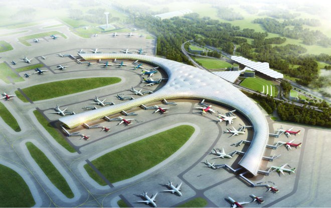 Một mẫu thiết kế sân bay Long Thành. (Nguồn: ACV)