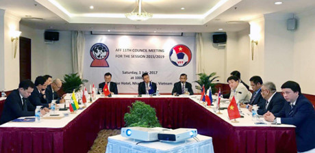 Cuộc họp của Hội đồng Liên đoàn Bóng đá Đông Nam Á vào ngày 1-7.