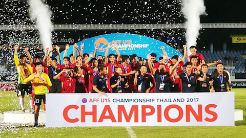 U.15 Việt Nam vô địch Giải U.15 AFF 2017