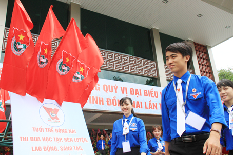Đại diện tuổi trẻ Đồng Nai dự đại hội với niềm tin và kỳ vọng. Ảnh: Công Nghĩa