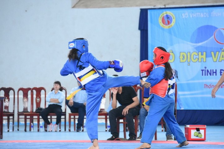 Biên Hòa bảo vệ ngôi đầu toàn đoàn Giải trẻ và vô địch vovinam tỉnh
