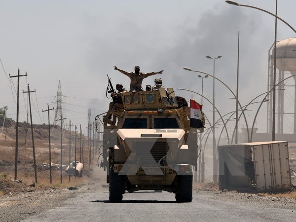 Lực lượng Iraq tiến vào Tal Afar. (Nguồn: AFP/TTXVN)