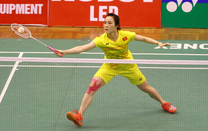 Thi đấu nỗ lực nhưng Vũ Thị Trang không thể tạo bất ngờ ở trận chung kết đơn nữ Giải Vietnam Open 2017. 