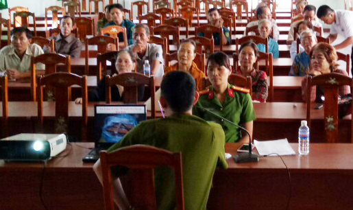 Toàn cảnh buổi tuyên truyền