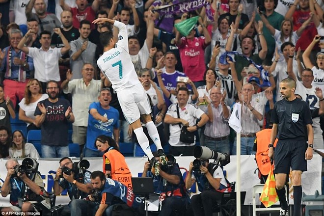 Ronaldo mang chiến thắng về cho Real Madrid. (Nguồn: AFP/Getty Images)