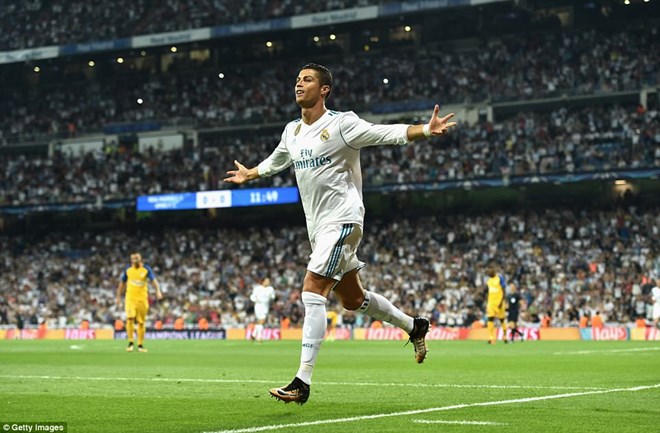 Cristiano Ronaldo liên tiếp phá kỷ lục. (Nguồn: Getty Images)