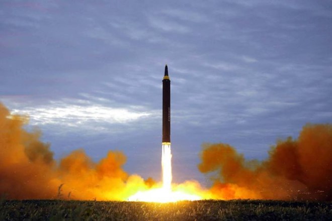 Hình ảnh một vụ phóng tên lửa của Triều Tiên. (Nguồn: ABC)