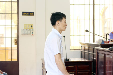 Bị cáo Hoàng Ngọc Lai tại phiên tòa.