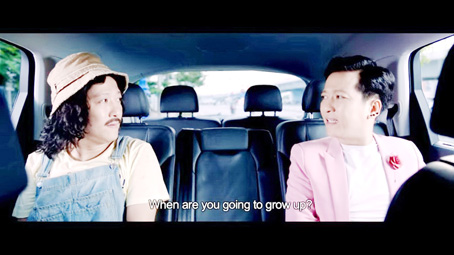 Cảnh trong phim Siêu sao siêu ngố.(ảnh: CJ CGV cung cấp)