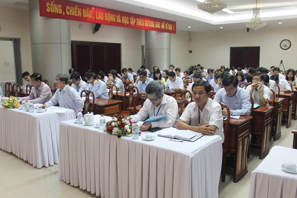 Các đại biểu tham dự Hội nghị triển khai công tác ngành nội vụ năm 2018