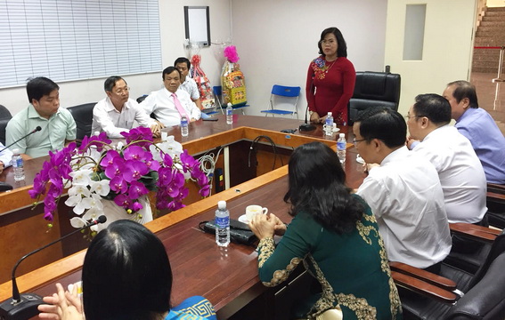 Phó chủ chủ tịch UBND tỉnh Nguyễn Hoà Hiệp phát biểu