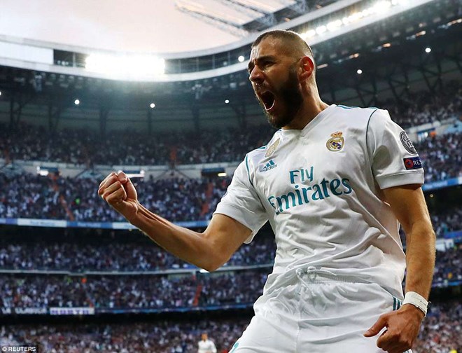 Benzema góp công lớn đưa Real Madrid vào chung kết Champions League. (Nguồn: Reuters)