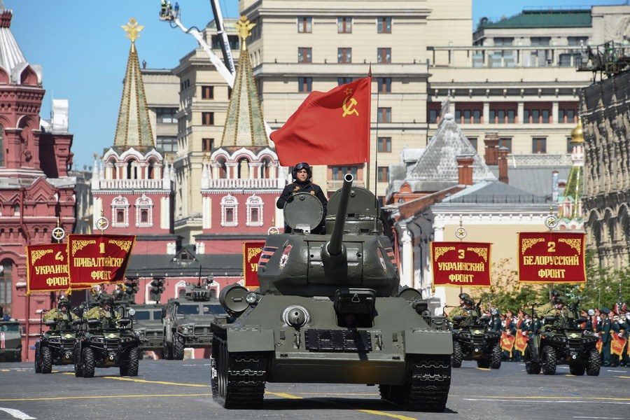 Xe tăng T-34 của quân đội Nga. (Nguồn: AFP)