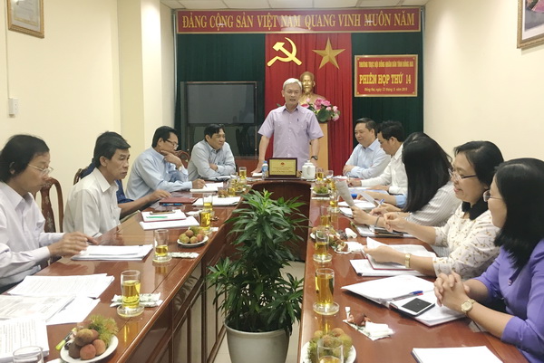 ĐC Nguyễn Phú Cường, Ủy viên Trung ương Đảng, Bí thư Tỉnh ủy, Chủ tịch HĐND tỉnh kết luận hội nghị.