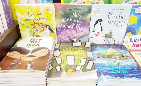 Một số sách dành cho thiếu nhi đã có mặt tại Đồng Nai. 