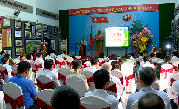 Toàn cảnh buổi lễ kỷ niệm 40 năm thành lập Đài truyền thanh Biên Hòa.