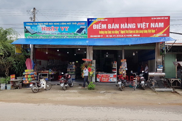 Điểm bán hàng Việt ở xã Tà Lài