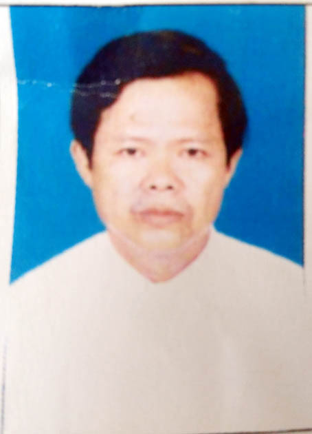 Chân dung Trần Công Thanh trong hồ sơ truy nã của Công an tỉnh.