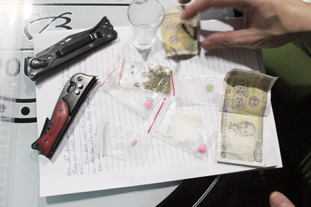 Số ma túy tổng hợp được phát hiện tại một quán bar ở TP.Biên Hòa .