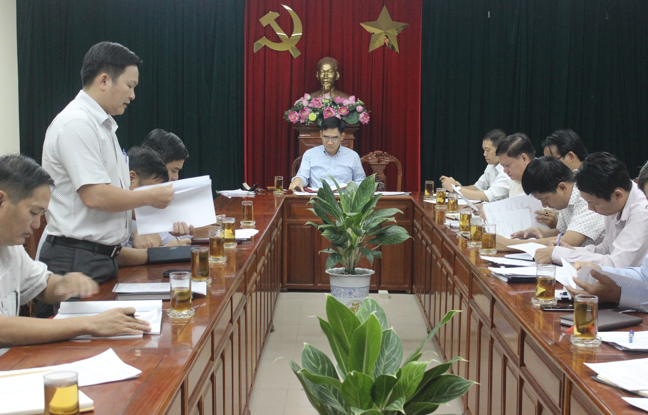Phó chủ tịch UBND tỉnh Trần Văn Vĩnh họp về chuyển đổi công năng KCN Biên Hòa I