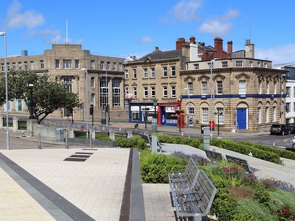 Thành phố Barnsley (Anh)-nơi xảy ra vụ tấn công bằng dao. (Nguồn: Sky News)