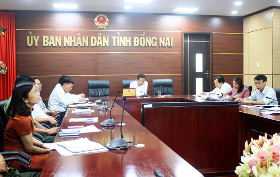 Phó chủ tịch UBN D tỉnh Võ Văn Chánh chủ trì điểm cầu tại Đồng Nai