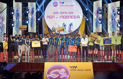 Đội PGN Indonesia giành hạng nhất đồng đội