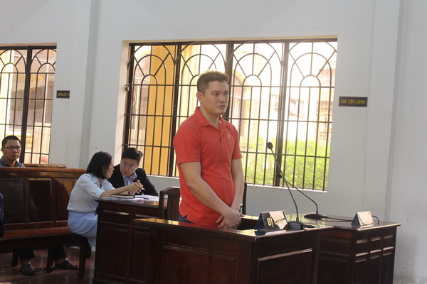 Bị cáo Thức tại phiên tòa xét xử