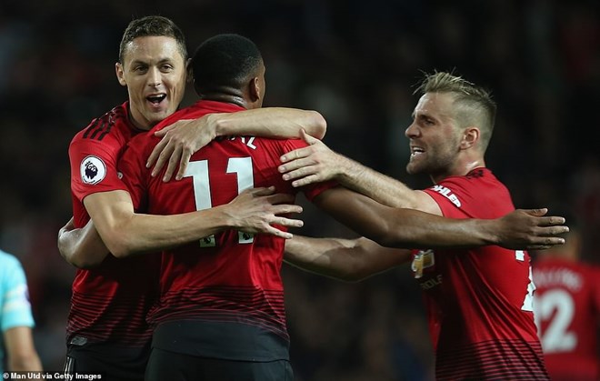 M.U ngược dòng giành chiến thắng ngoạn mục tại Old Trafford