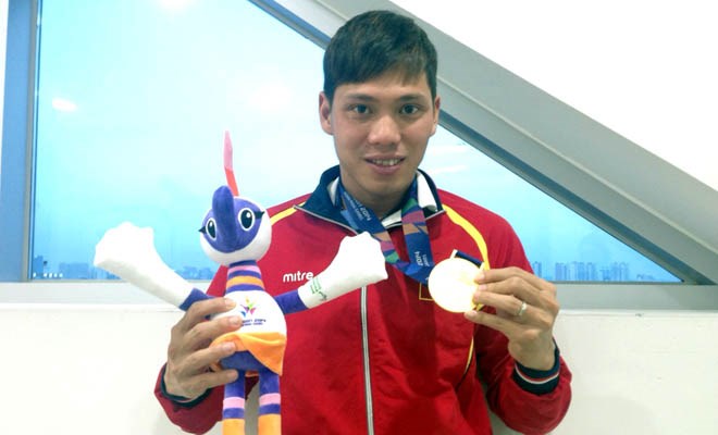 Vận động viên Võ Thanh Tùng.
