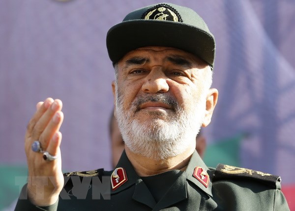 Phó Tư lệnh Lực lượng Vệ binh Cách mạng Hồi giáo Iran (IRGC), ông Hossein Salami. (Nguồn: AFP/TTXVN)