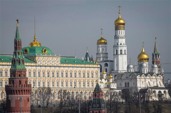 Quang cảnh Điện Kremlin tại Moskva. (Nguồn: AFP/TTXVN)