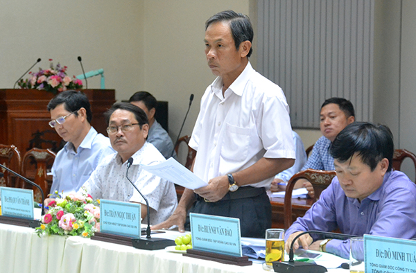 Tổng giám đốc Tập đoàn công nghiệp cao su Việt Nam: Tập đoàn sẽ cử người phối hợp chặt vơi tỉnh để công việc nhanh nhất có thể