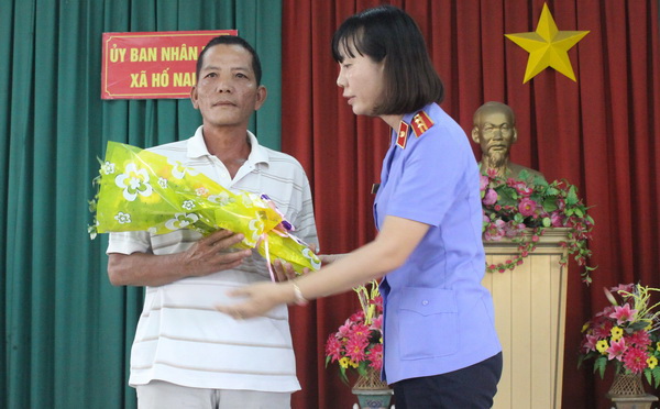 Viện kiểm sát nhân dân huyện Vĩnh Cửu xin lỗi công khai ông Bùi Xuân Quang