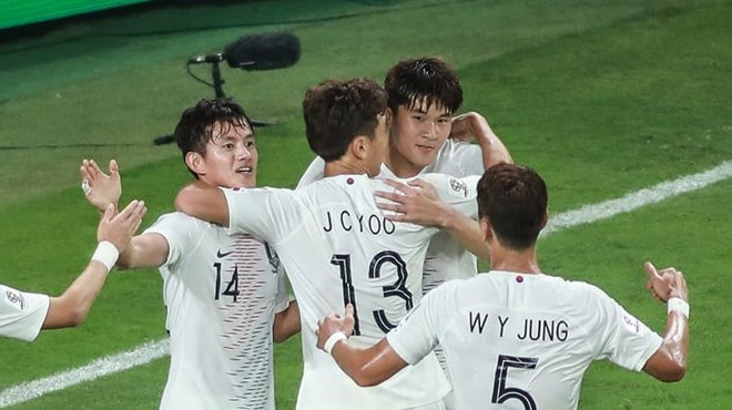 Hàn Quốc sớm ghi tên mình vào vòng 1/8 Asian Cup. (Nguồn: AFC)