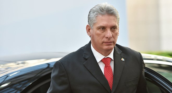 Chủ tịch Hội đồng Nhà nước và Bộ trưởng Cuba Miguel Diaz-Canel. (Nguồn: Sputnik International)