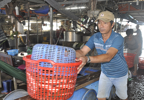 Chợ cá ở làng bè La Ngà hoạt động nhộn nhịp dịp đầu năm mới