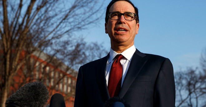 Bộ trưởng Tài chính Mỹ Steven Mnuchin. (Nguồn: AP)