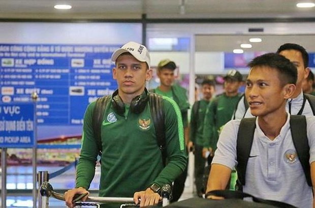 U23 Indonesia đã tới Hà Nội.