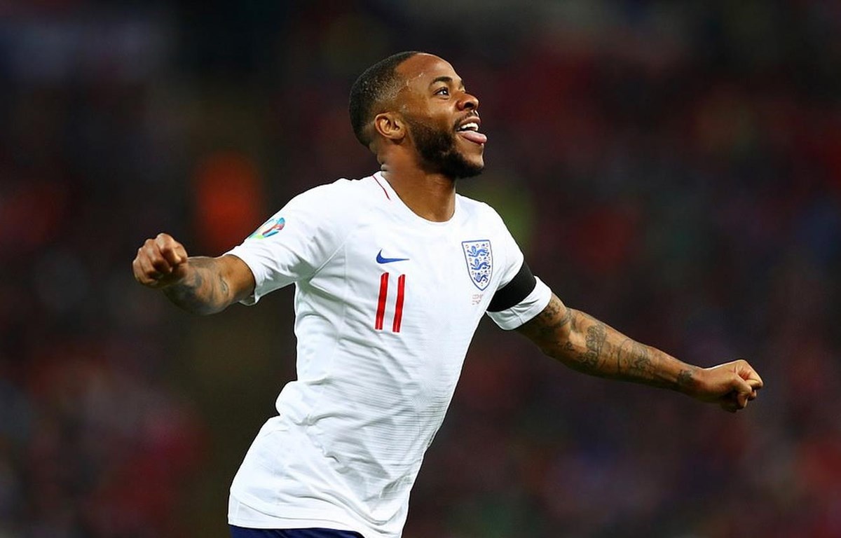 Sterling tỏa sáng với một hat-trick giúp Anh thắng hủy diệt. (Nguồn: Getty Images)