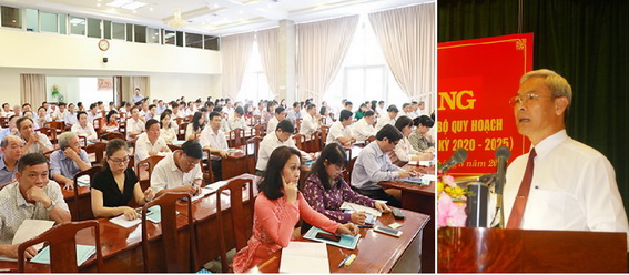 Bí thư Tỉnh ủy Nguyễn Phú Cường phát biểu khai giảng lớp học