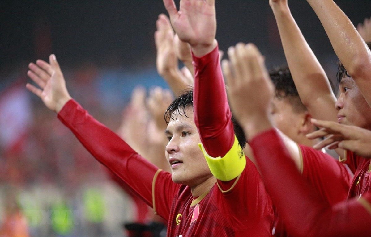 U23 Việt Nam giành vé dự vòng chung kết U23 châu Á 2020. (Ảnh; Trọng Đạt/TTXVN)
