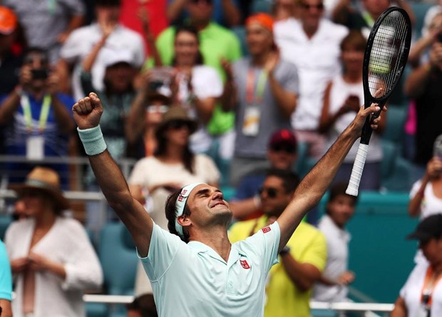  Federer có danh hiệu ATP thứ 101 trong sự nghiệp. (Nguồn: Getty Images)