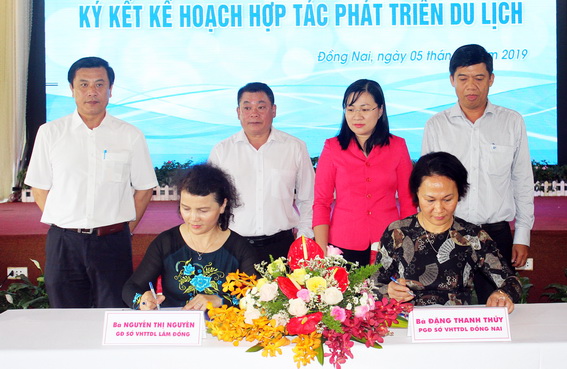 Lãnh đạo Sở VHTT-DL Đồng Nai và Lâm Đồng ký kết hợp tác phát triển du lịch